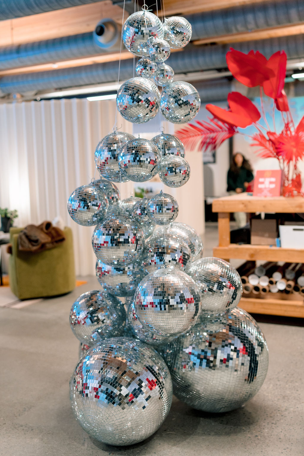 The disco-ball tree